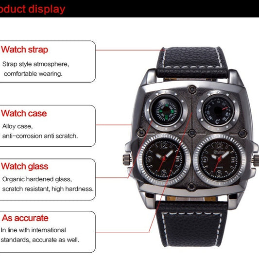 Premium Multi-Function Quartz Watch for Men