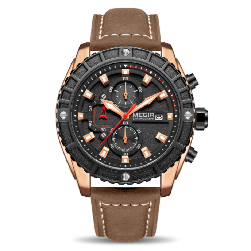 Men's Fashion Sports Watch – Quartz Calendar Timepiece