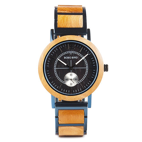 Couple watch wooden watch
