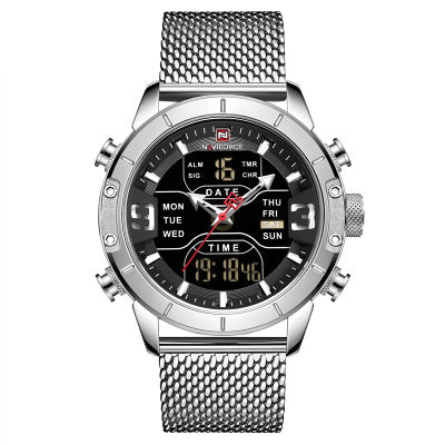 Dual Display Quartz Sports Watch – Electronic Men's Timepiece