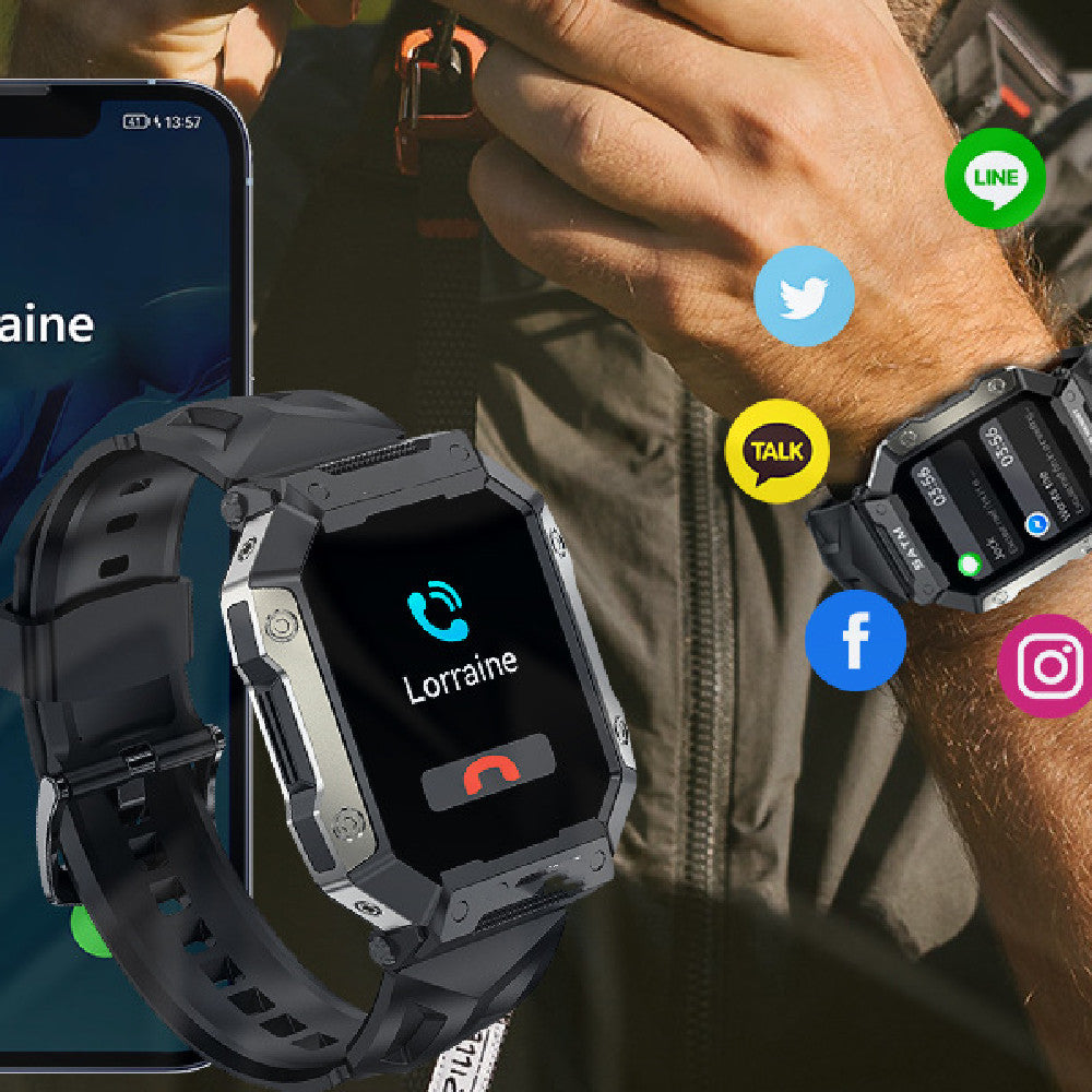 Fashion Sports Heart Rate Smartwatch - Fitness Tracker & Activity Monitor