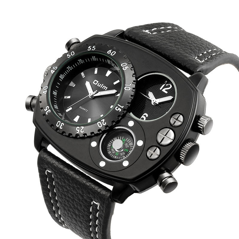 Men's Sports Watches - Waterproof Chronograph Digital Watch | Black