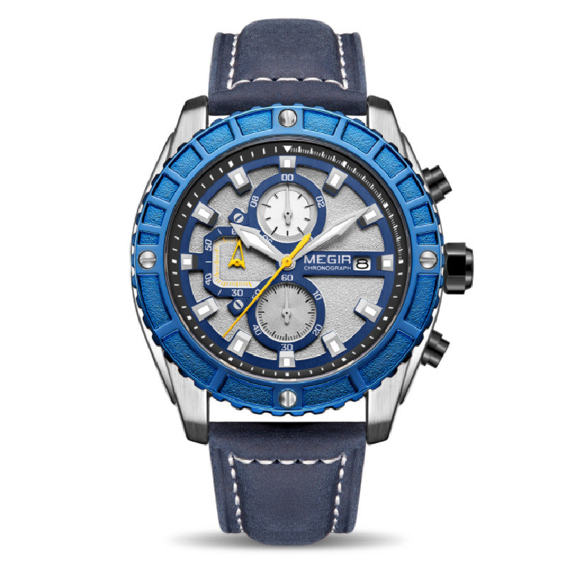 Men's Fashion Sports Watch – Quartz Calendar Timepiece