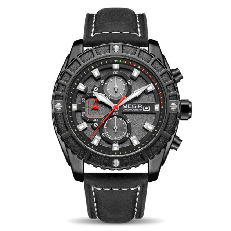 Men's Fashion Sports Watch – Quartz Calendar Timepiece