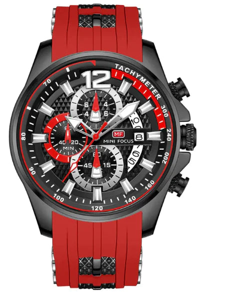 Large Dial Waterproof Luminous Men's Watch - ChronovaOfficial