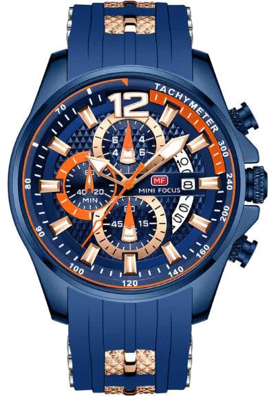 Large Dial Waterproof Luminous Men's Watch - ChronovaOfficial